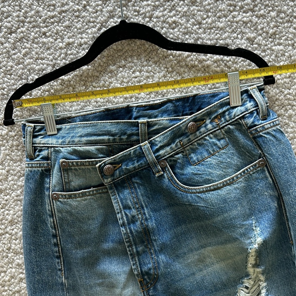 R13 brand new never worn cross button denim skirt - Picture 5 of 9